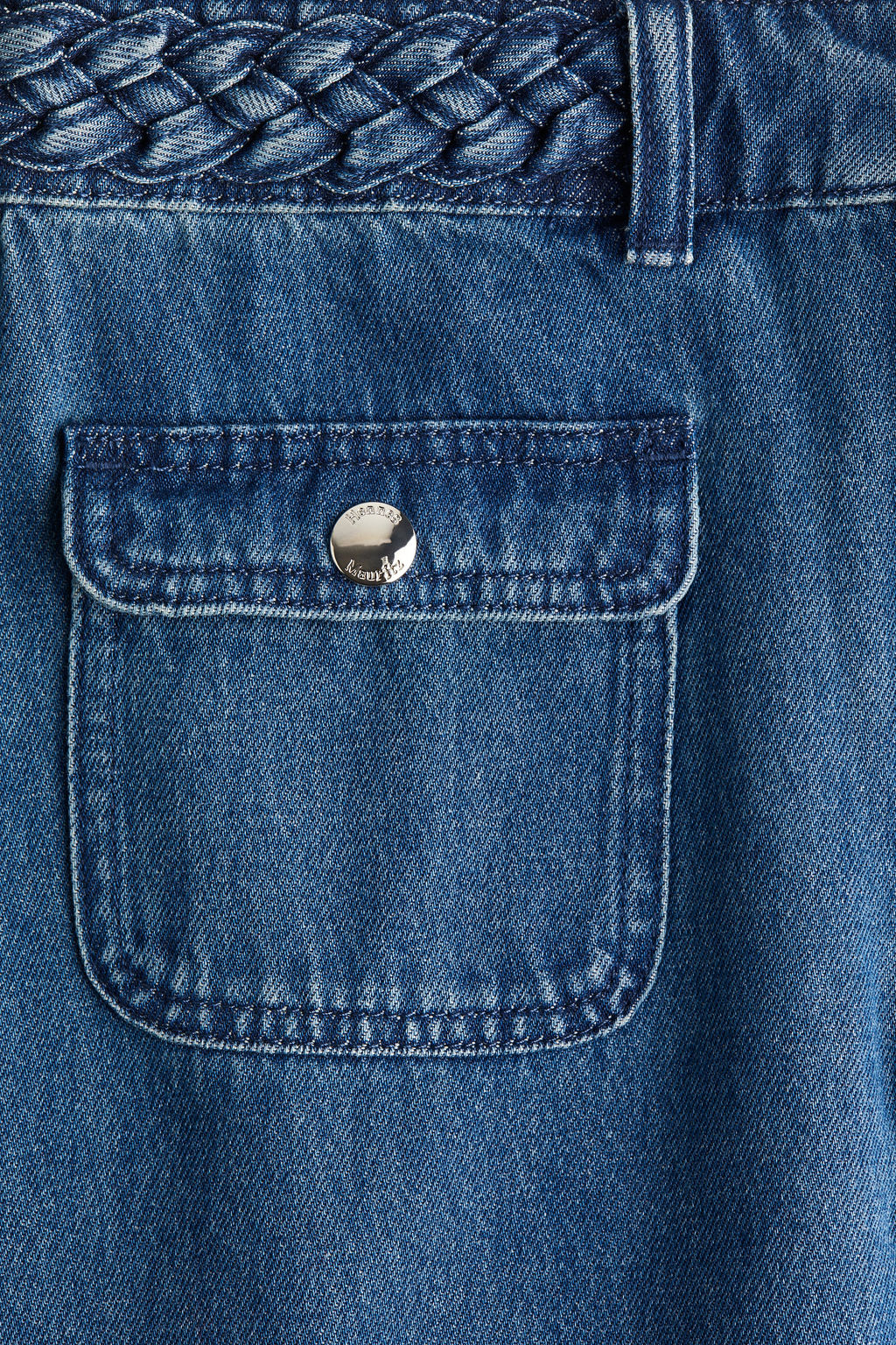 Falda denim con ribete trenzado - H&m фото 6