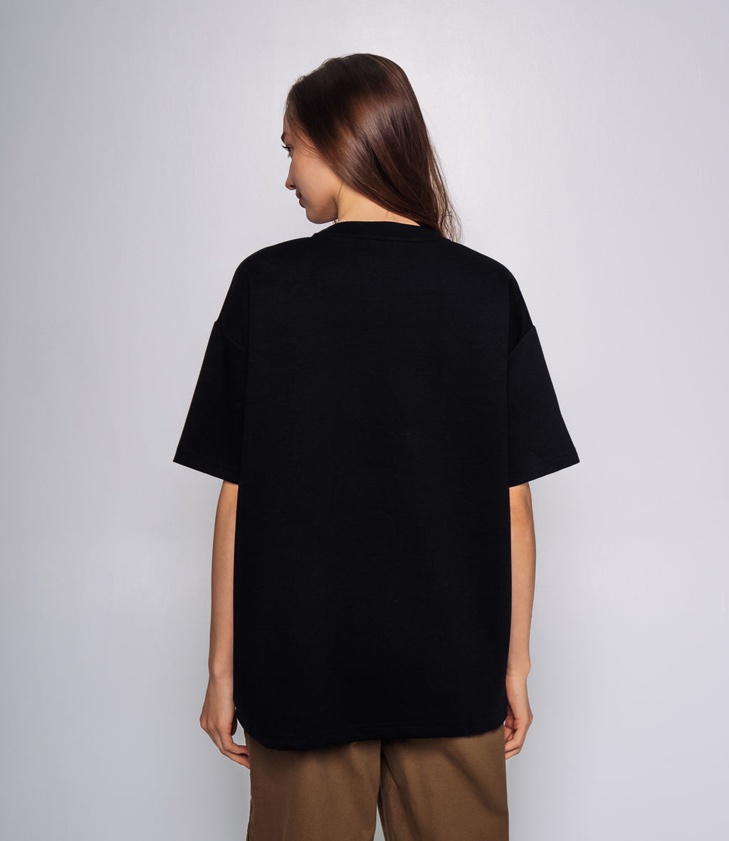 Футболка #КТ183 (2), чёрный - Dommod фото 3