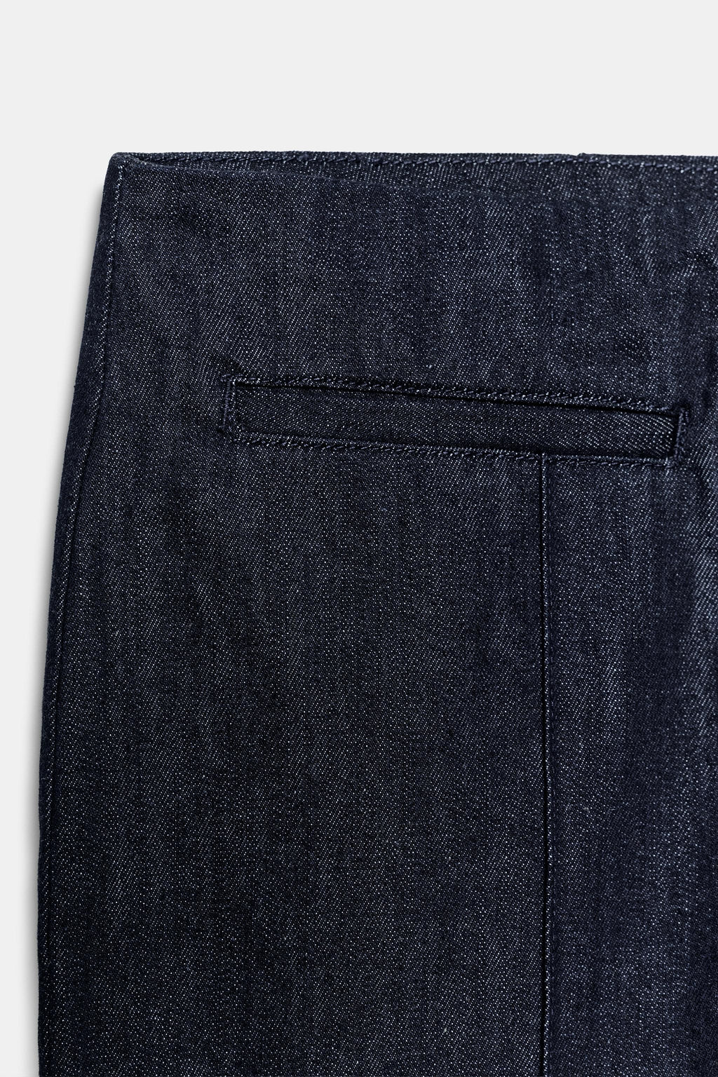 PANTAL?N CAPRI DENIM ZW COLLECTION / Azul - Zara фото 7
