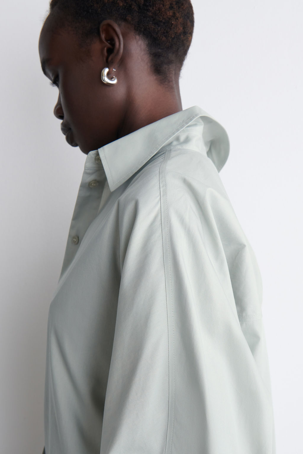 CAMISA REDONDEADA DE ALGOD?N PIMA - H&m фото 6