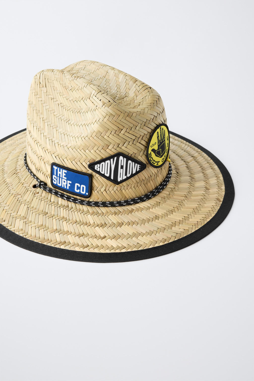 6-14 YEARS/ BODY GLOVE  STRAW-EFFECT PATCH HAT