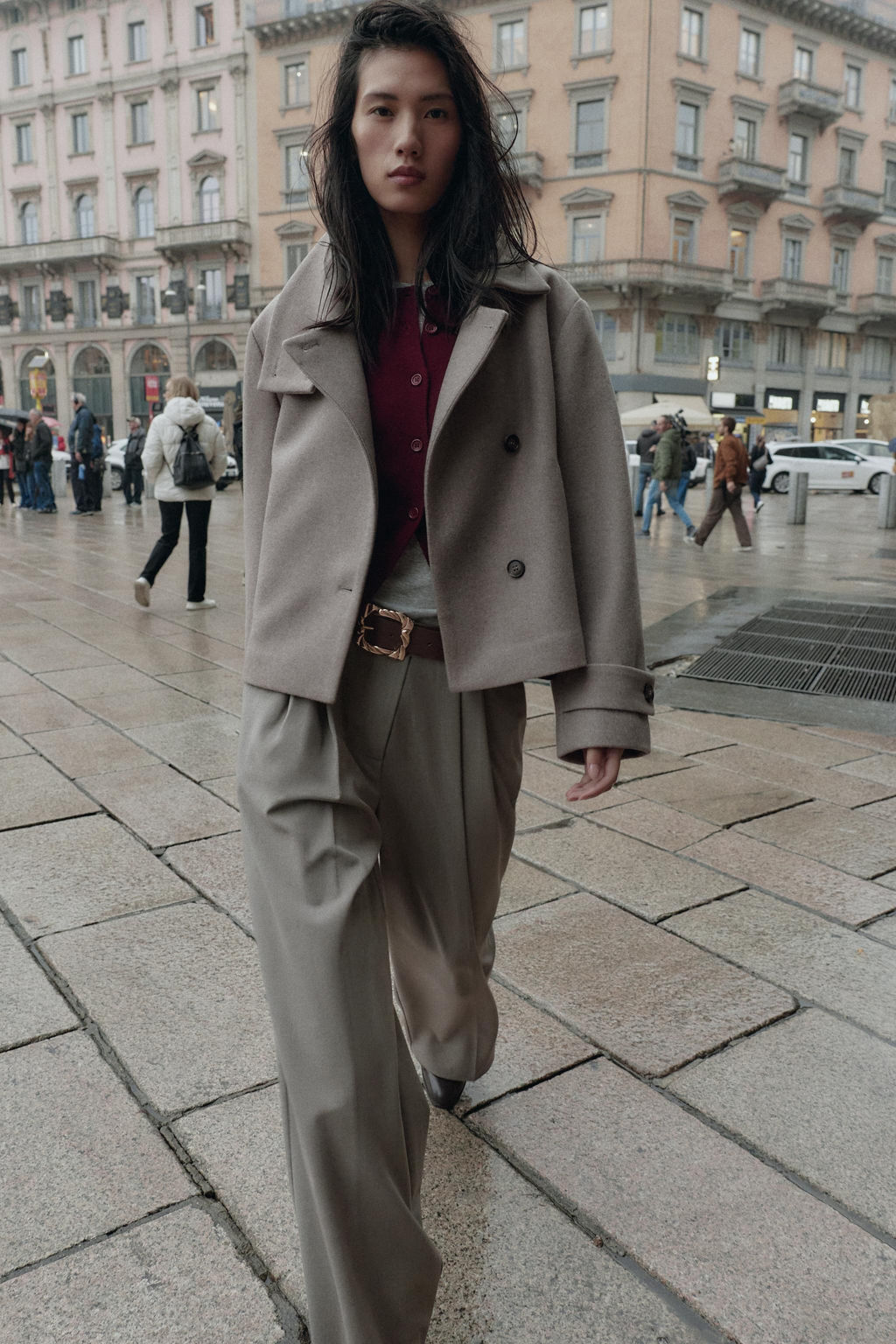 HIGH-COLLAR JACKET - Zara фото 2