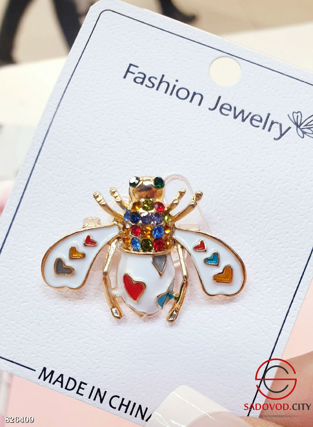 Брошь женская на булавке