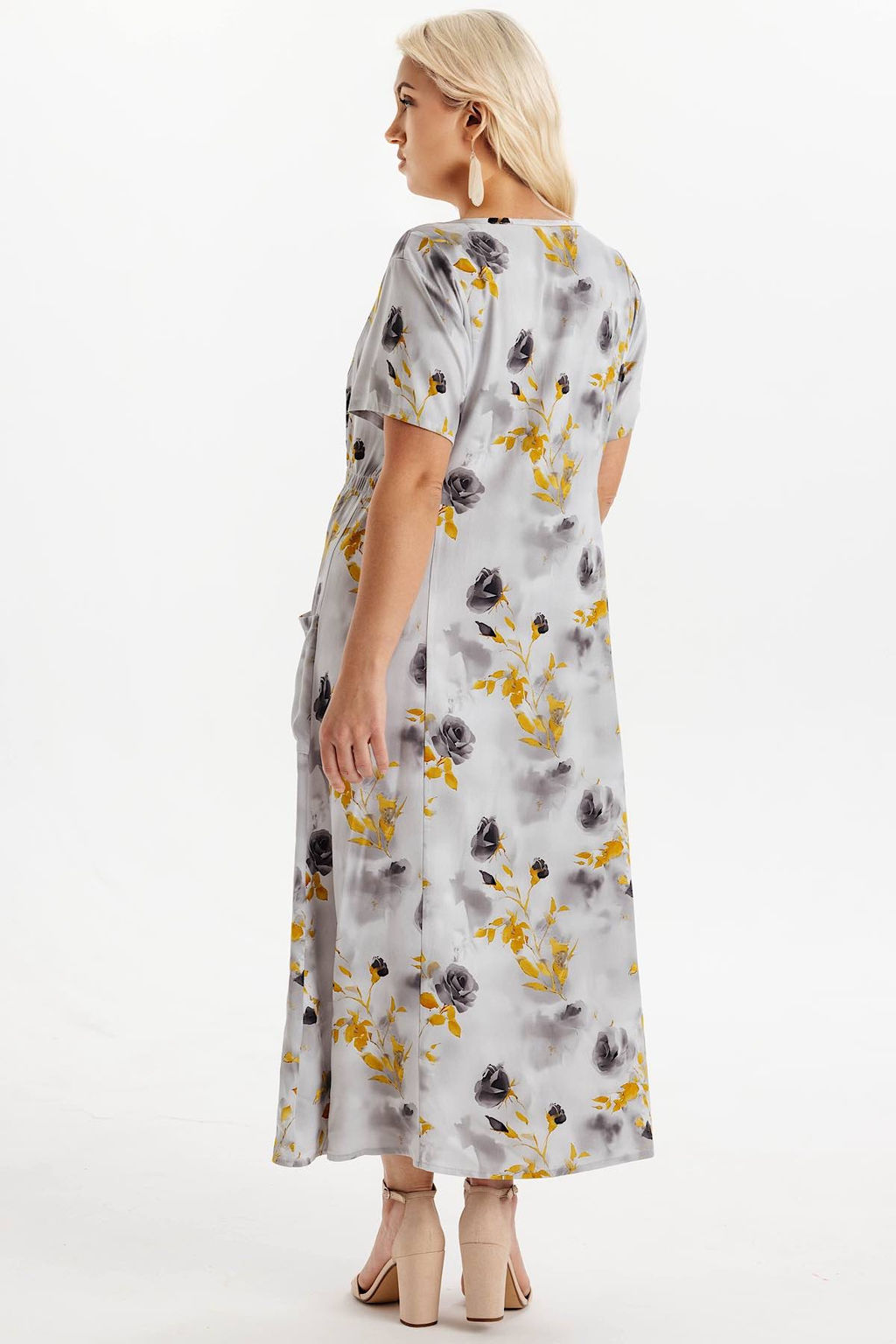 Платье штапель 6146/01/Серый - Rise фото 4