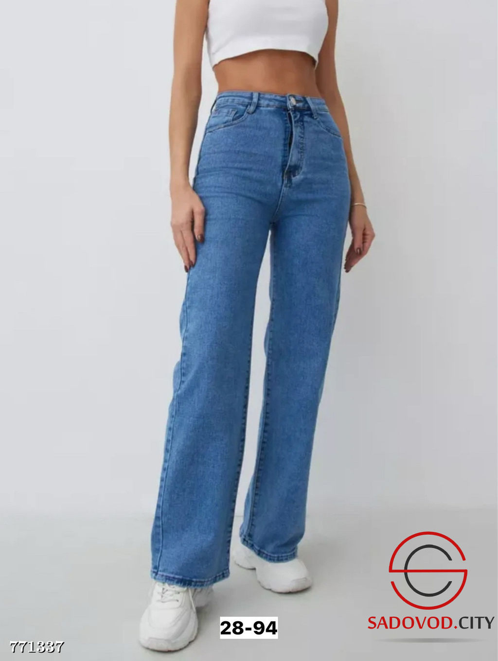 Джинсы прямые женские классические - Bruno фото 2
