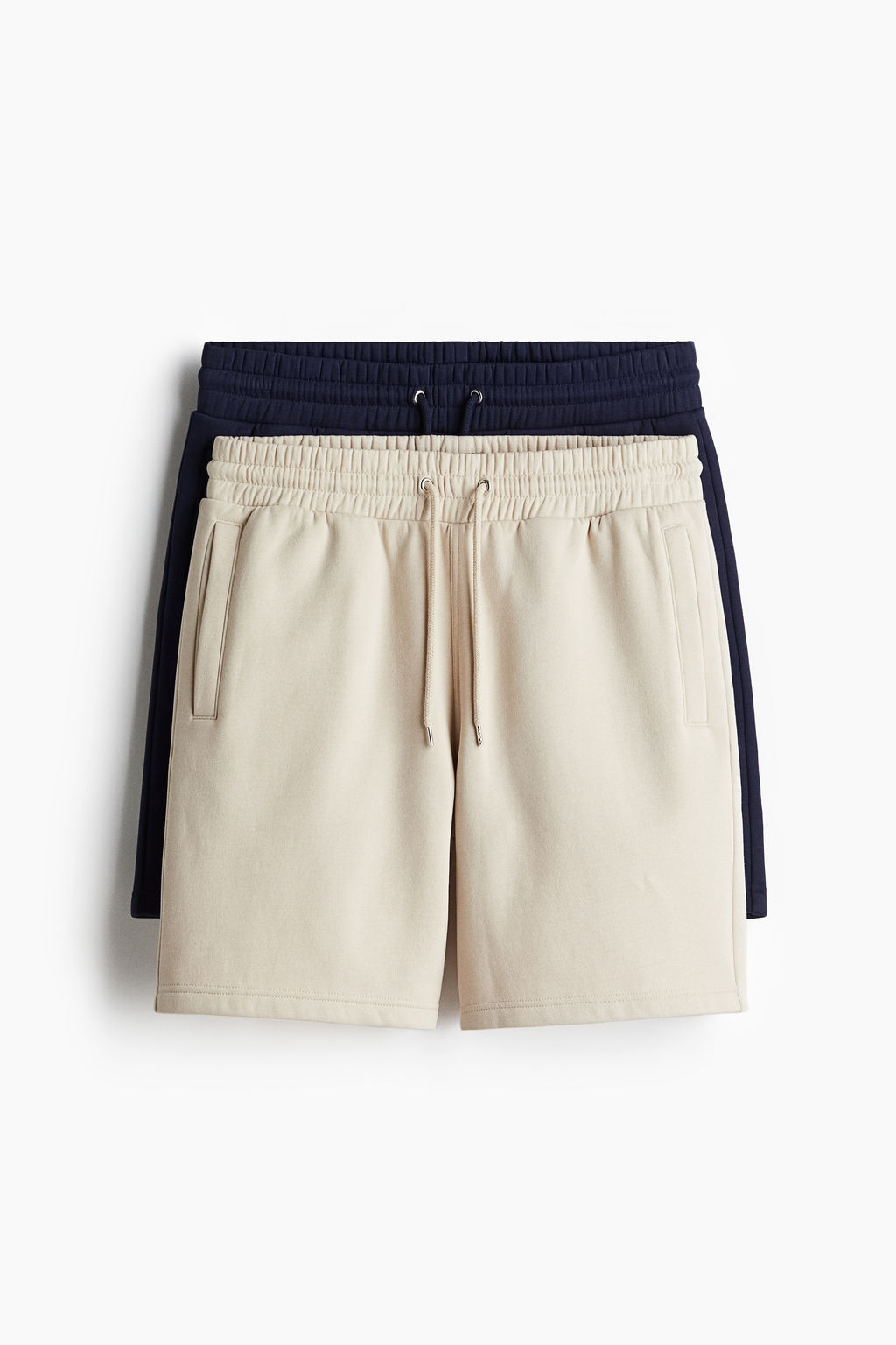 Pack 2 pantalones cortos en sudadera Regular Fit