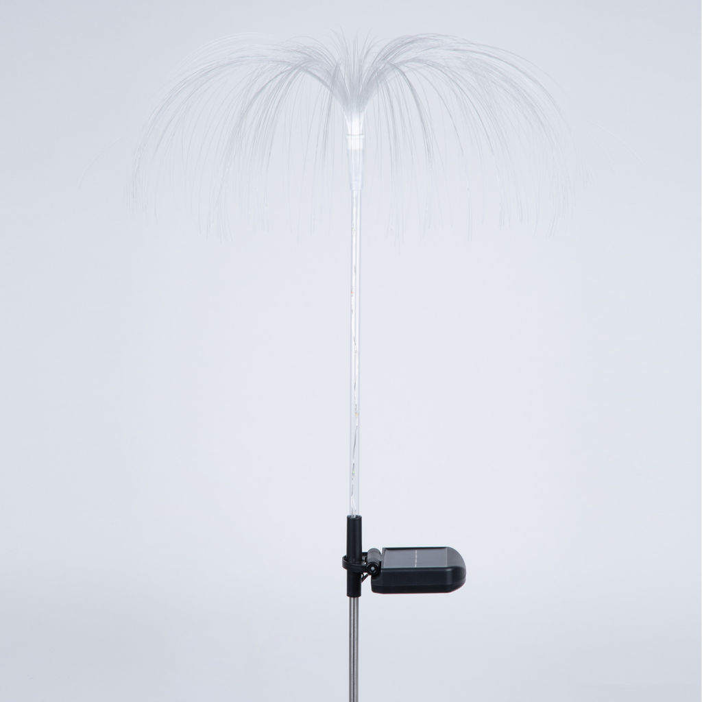 USL-S-821/PT750 JELLYFISH Садовый светильник на солнечной батарее Медуза. 7 светодиодов. RGB свет. 1*АA Ni-Mh аккумулятор в/к. IP44. TM Uniel - Volpe фото 3