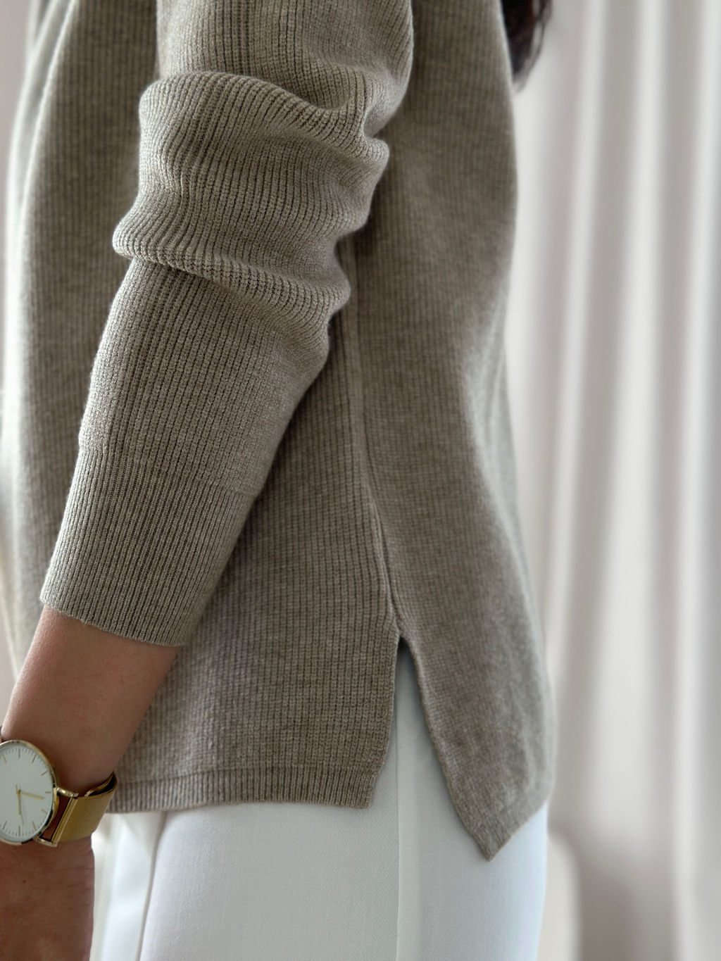 Свитер Чао (песочный) One Size - Nadi bordo фото 3