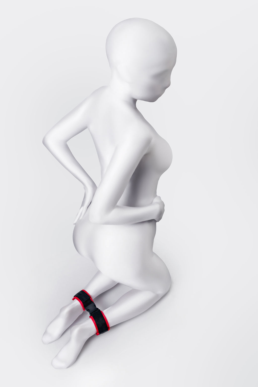 Поножи Anonymo #0156, велюр, красные, 29 см - Toyfa фото 2