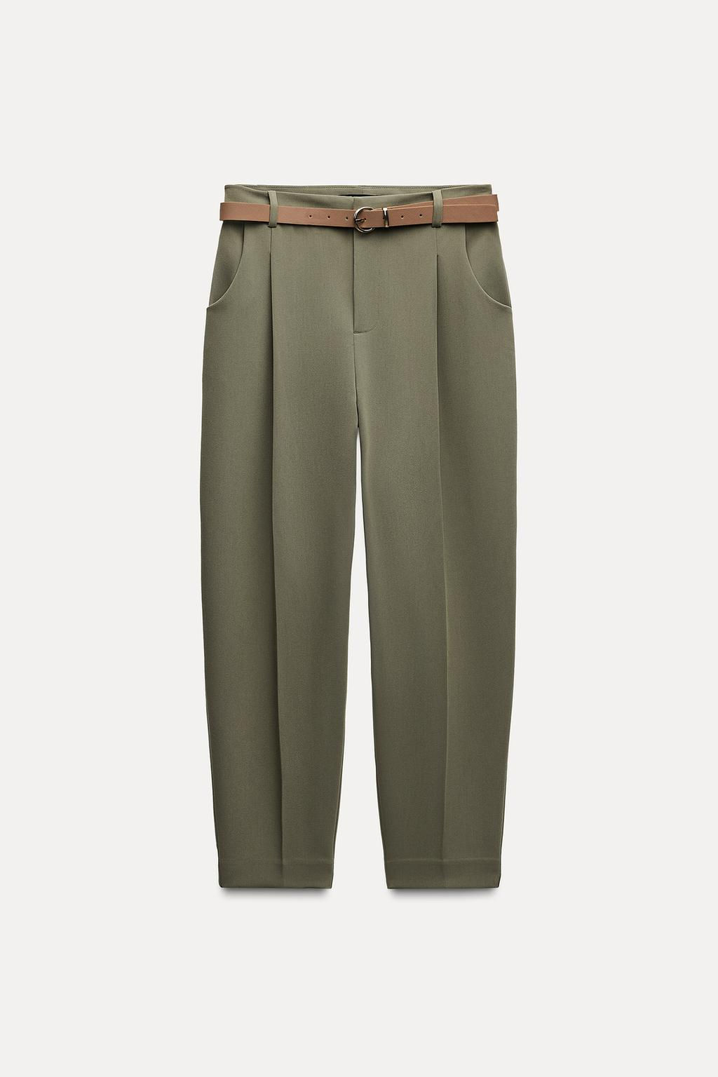 DARTED TROUSERS WITH BELT - Zara фото 9