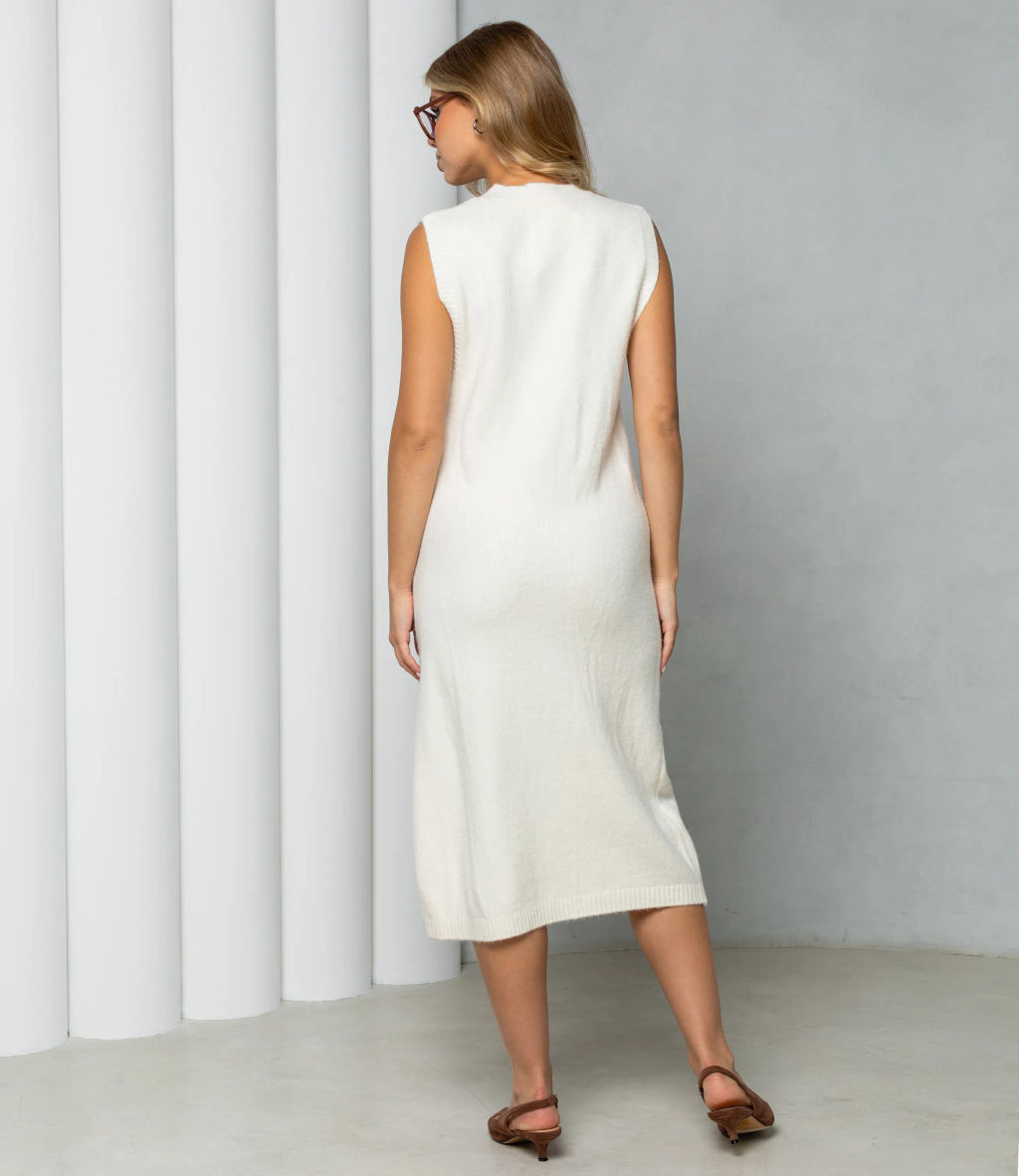 Жилет #КТ250612, кремовый