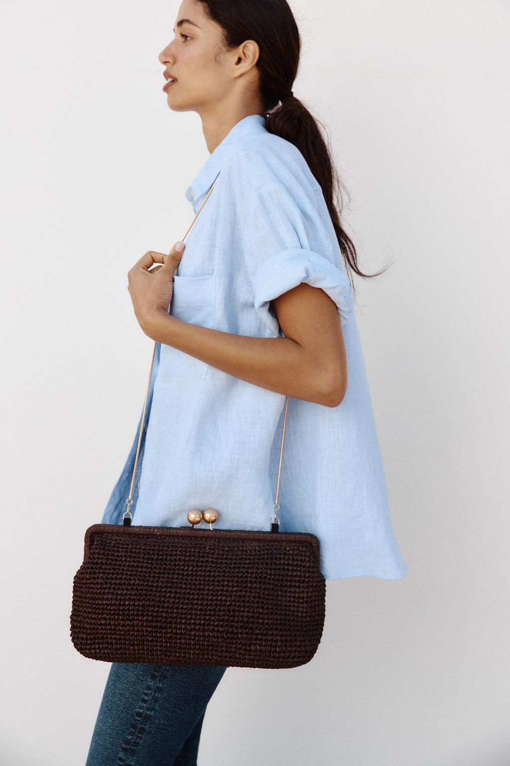 WOVEN CLUTCH - Zara фото 9
