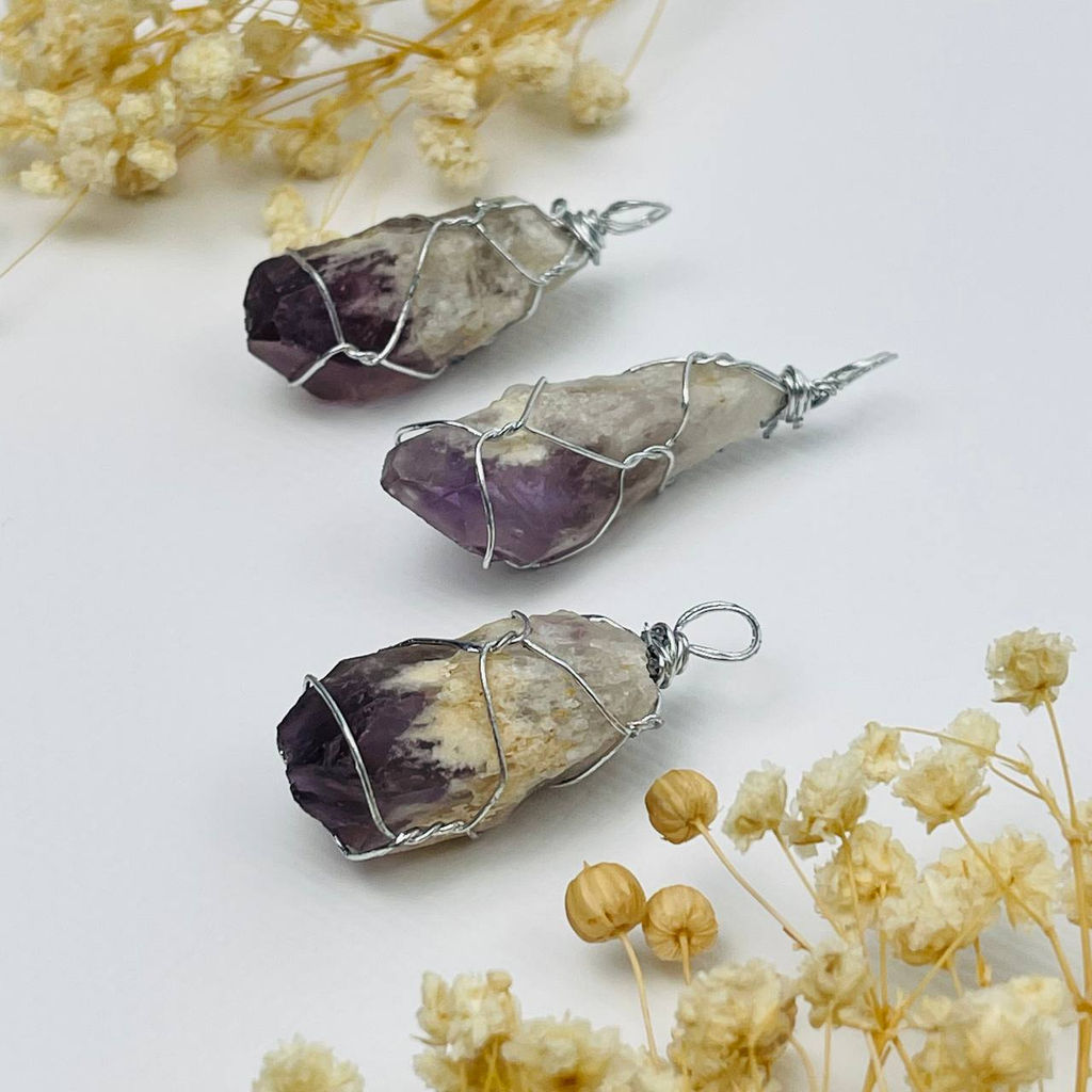 Кулон из необработанного Аметиста - Радуга самоцветов фото 3