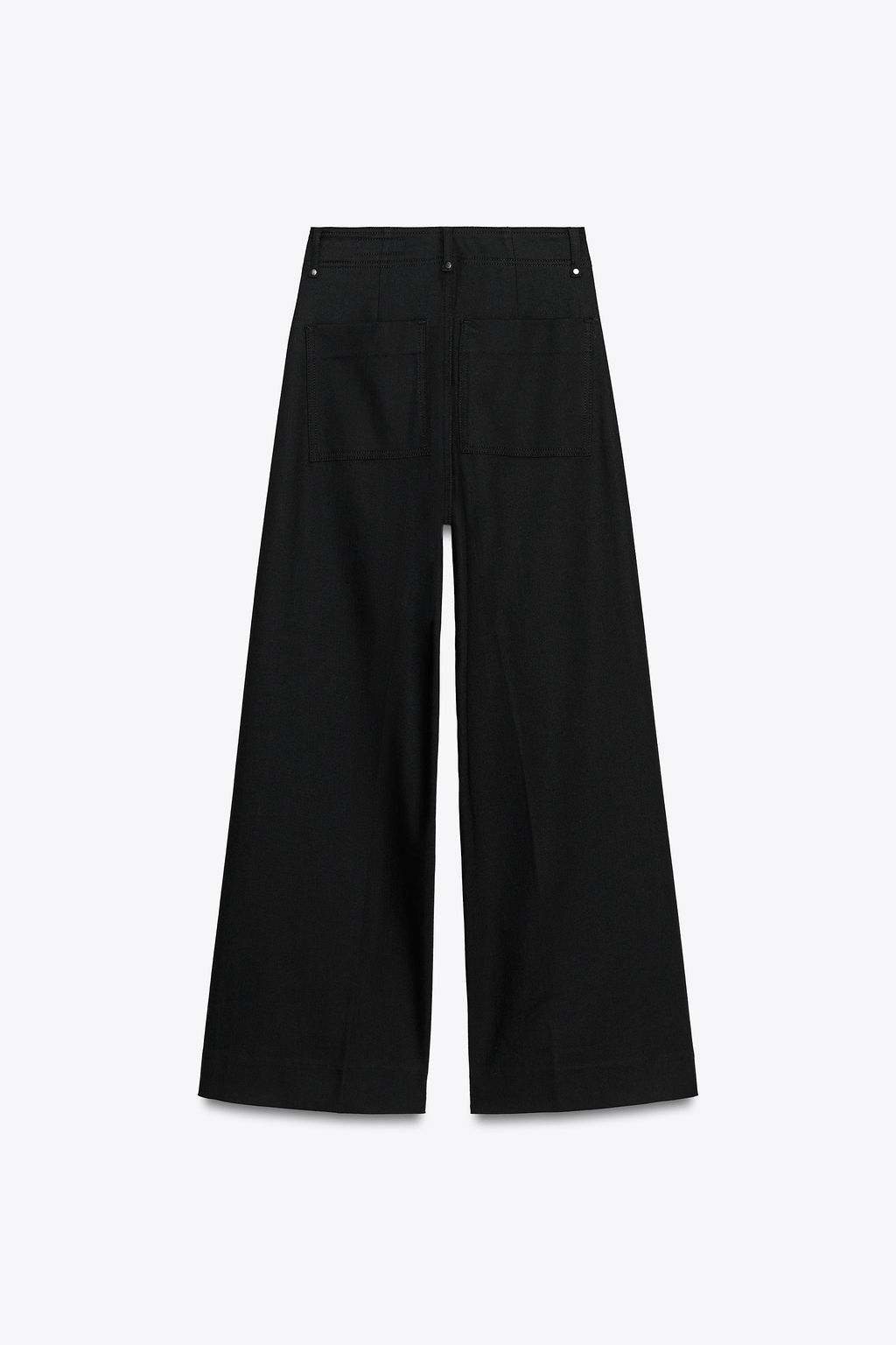 JEANS ZW COLLECTION WIDE LEG HIGH-WAIST - Zara фото 7
