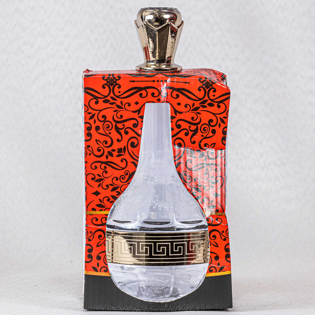 Графин стекл 0,5 л, для вина "Русский" гравировка арт. MS2090