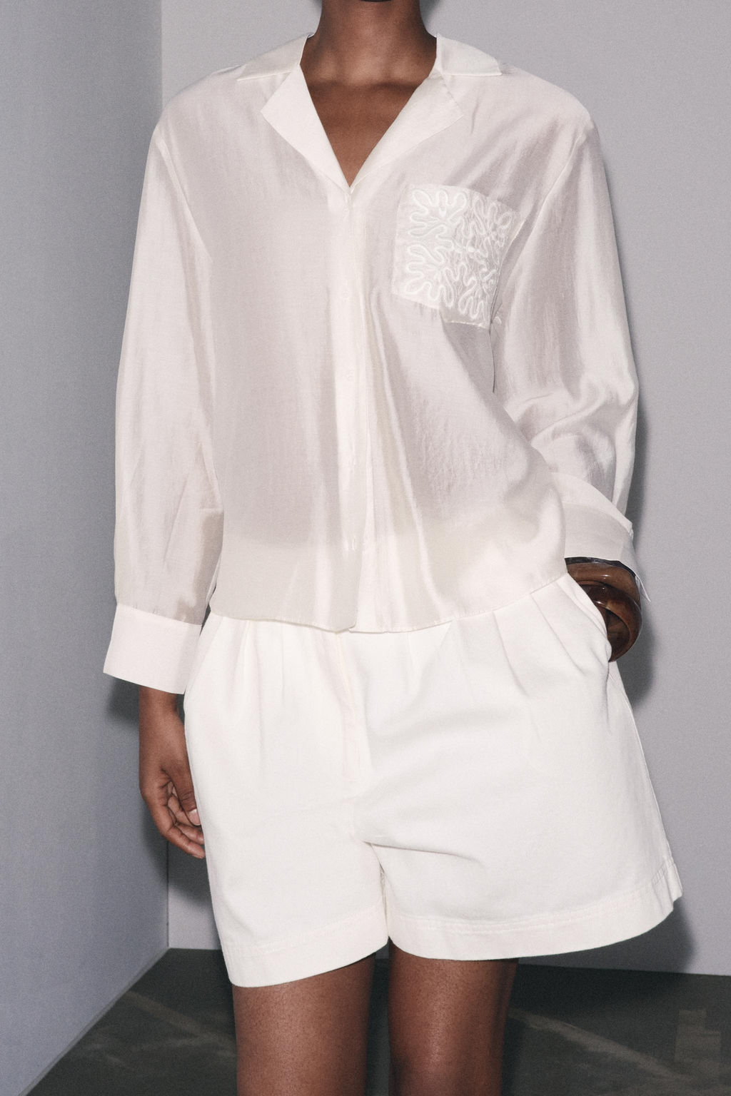 ZW COLLECTION BERMUDA SHORTS WITH DARTS - Zara фото 2