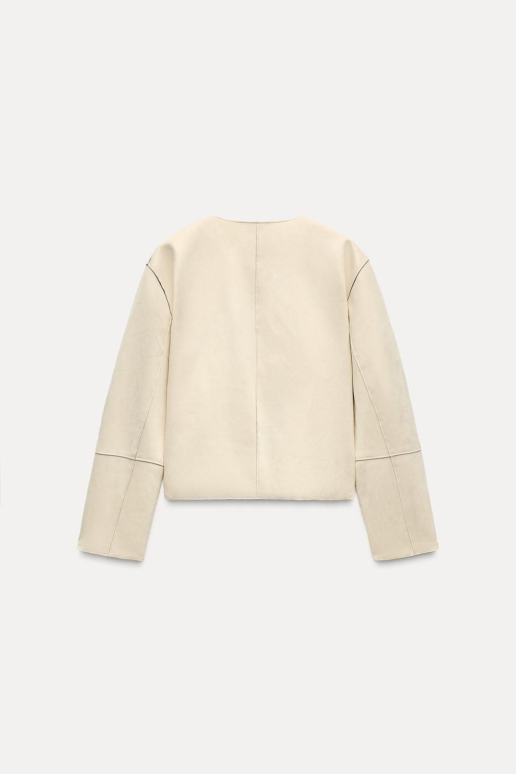 FAUX SUEDE JACKET - Zara фото 9