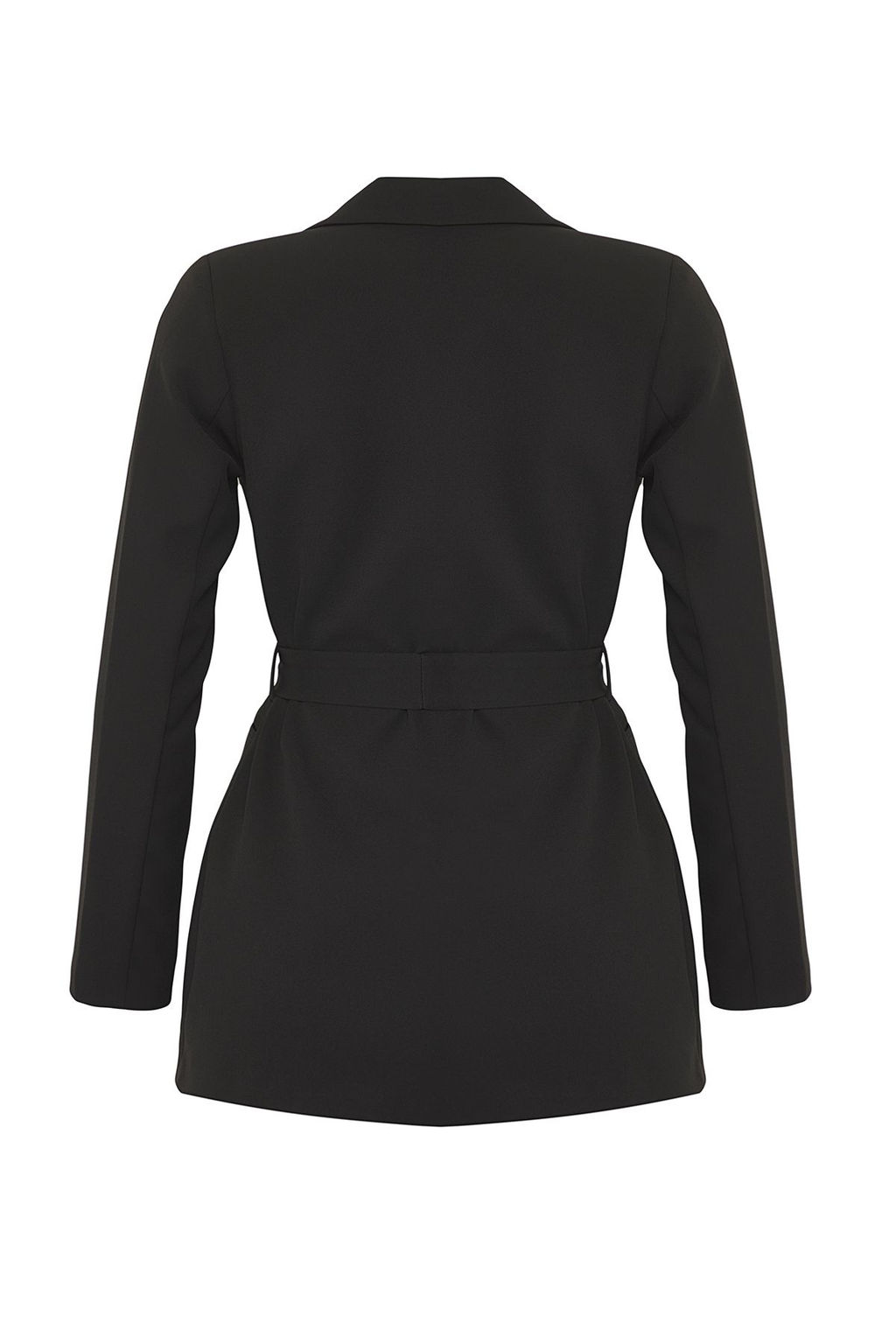 TRENDYOLMILLA Siyah Regular Astarl? Dokuma Blazer Ceket TWOSS22CE0074  фото 7
