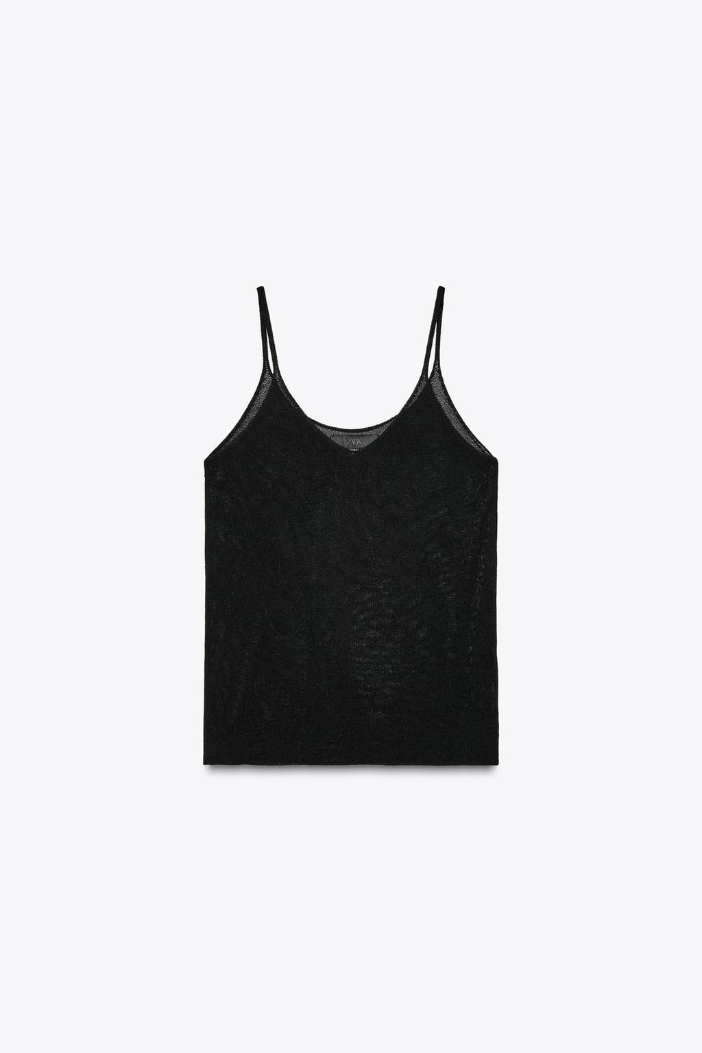 KNITTED STRAPPY TOP - Zara фото 8