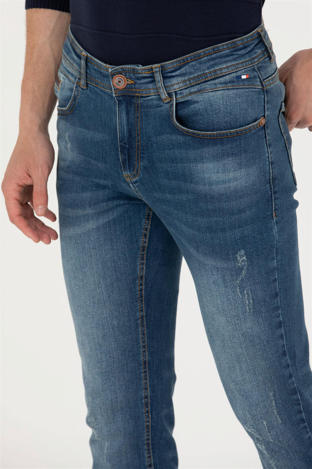 U. S. Polo Assn Мужские синие джинсы Неожиданная скидка в корзине - U.s. polo assn фото 13