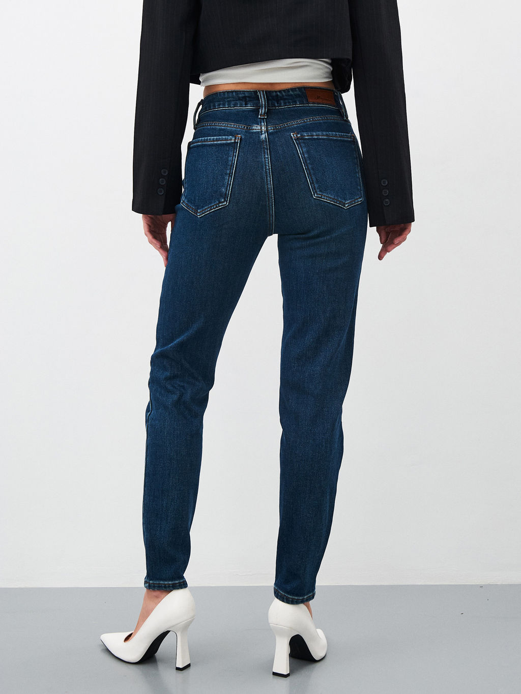 Утепленные Женские Джинсы Мом Ут. Начёс - Mossmore фото 19