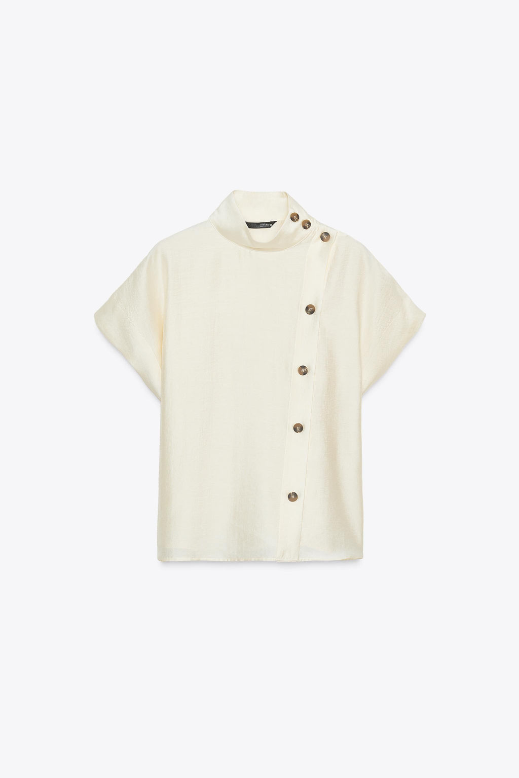 CONTRAST BUTTON SHIRT - Zara фото 7