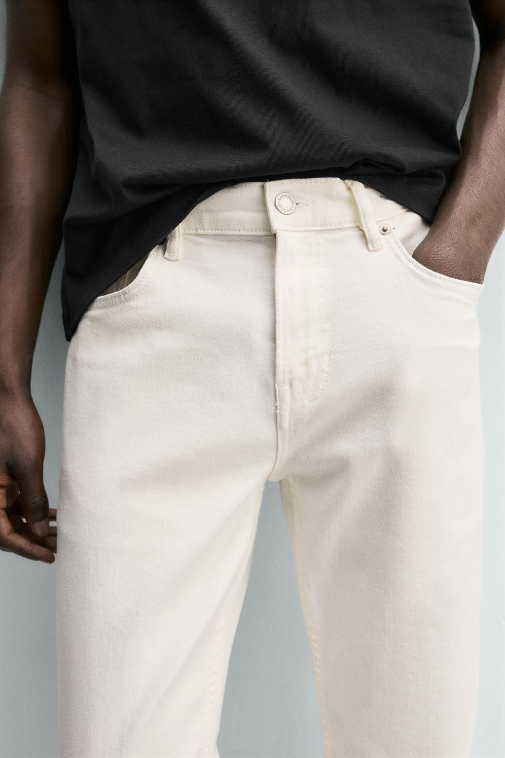 JEANS SLIM FIT B?SICO / Blanco
