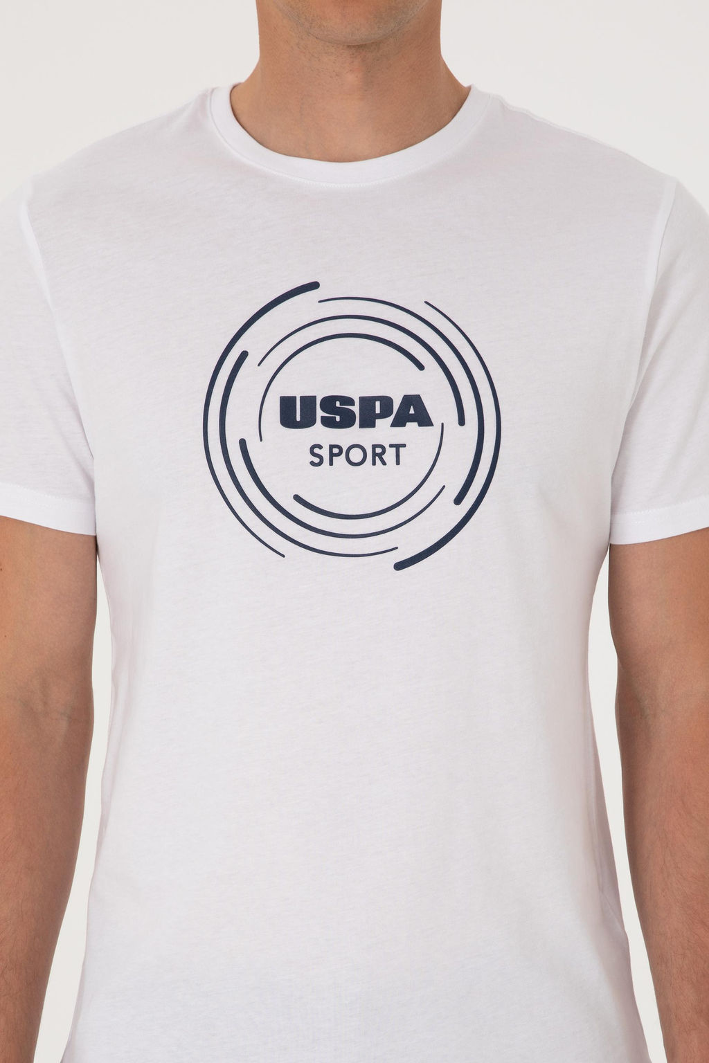 Erkek Regular Fit Bisiklet Yaka Beyaz Ti__rt Sepette S_rpriz _ndirim - U.s. polo assn фото 6