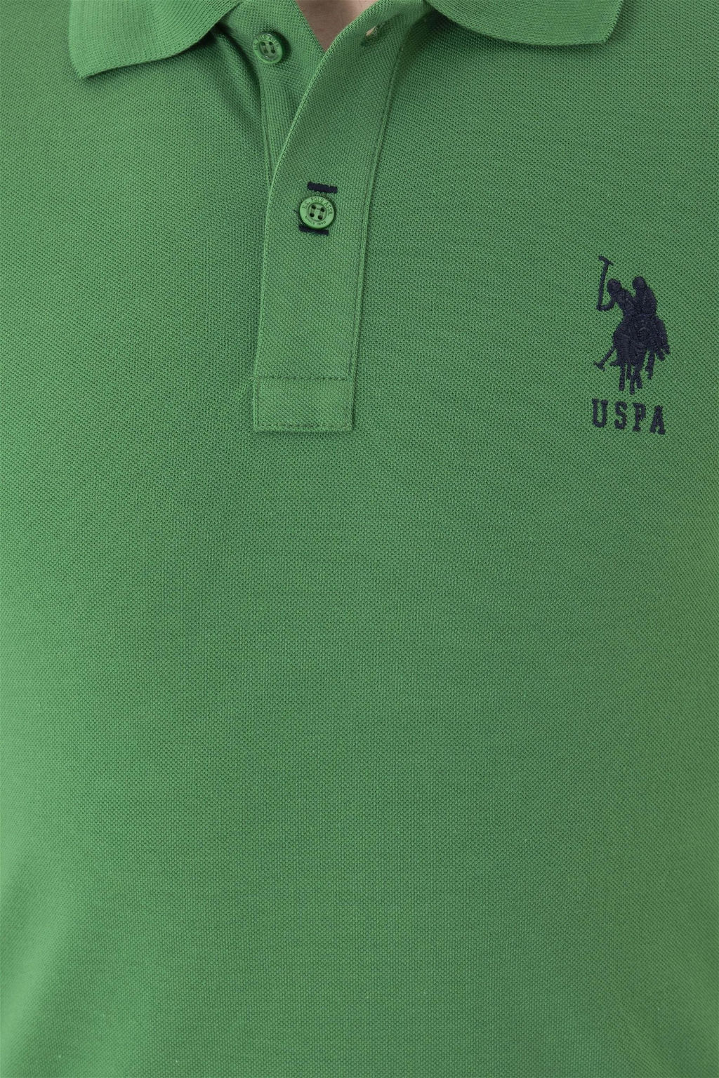 Мужская зеленая базовая футболка - U.s. polo assn фото 7