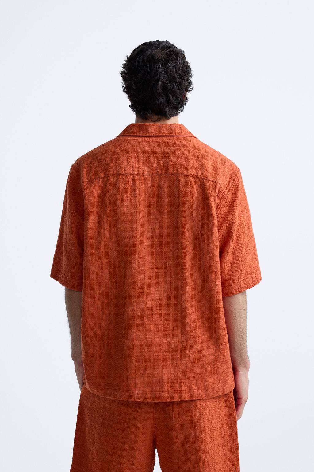 GEOMETRIC JACQUARD SHIRT - Zara фото 3
