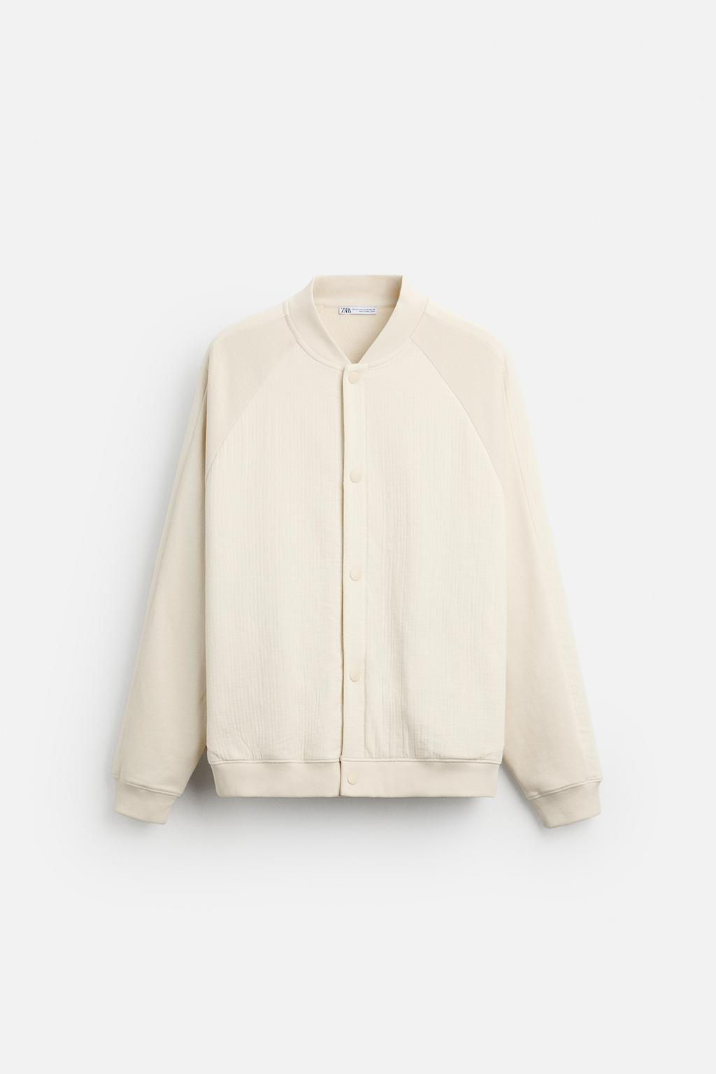 CONTRAST BOMBER JACKET - Zara фото 7