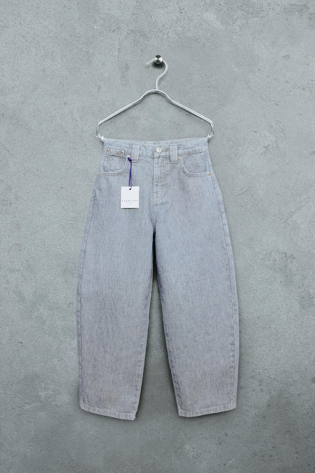 STORIESZ - JEANS BAGGY BALLOON ESTRUCTURA / Azul vigor? - Zara фото 2