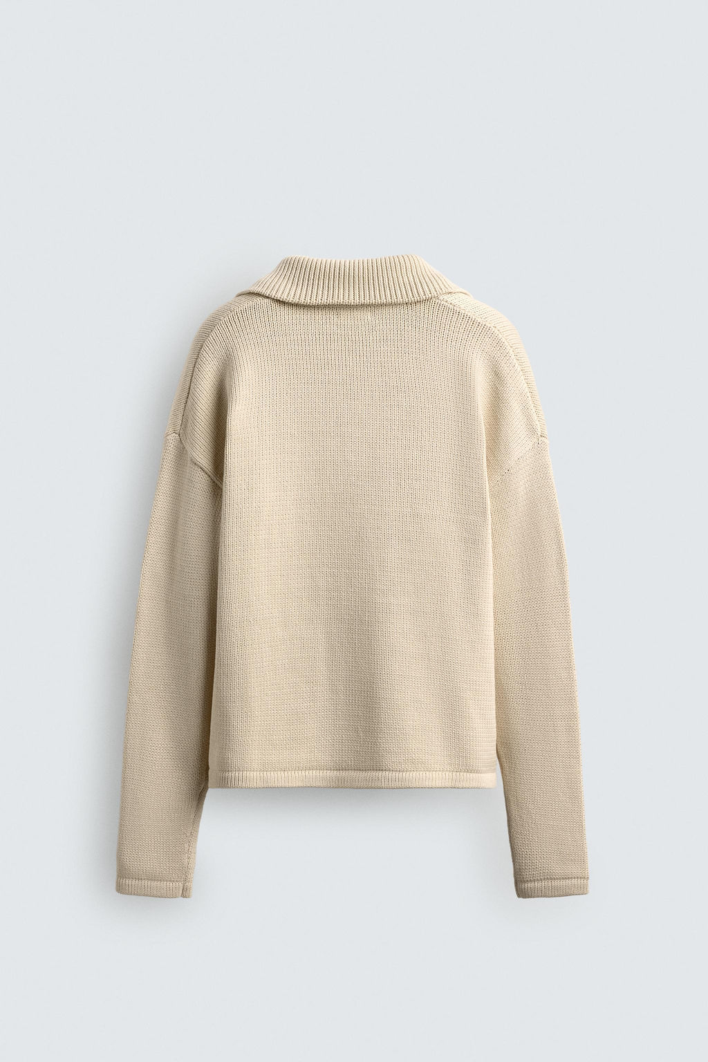 COTTON BLEND KNIT POLO SHIRT - Zara фото 20