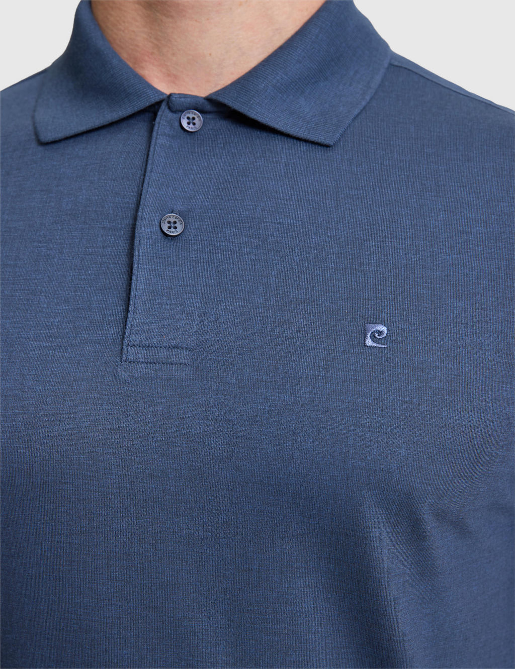 Lacivert Slim Fit D__meli Polo Yaka Ti__rt
