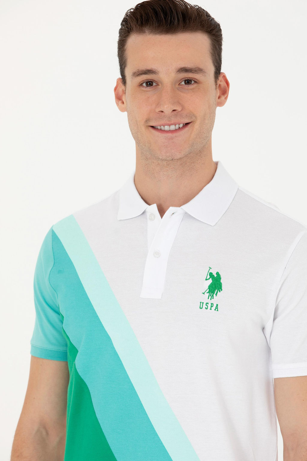 Мужская зеленая футболка - U.s. polo assn фото 16