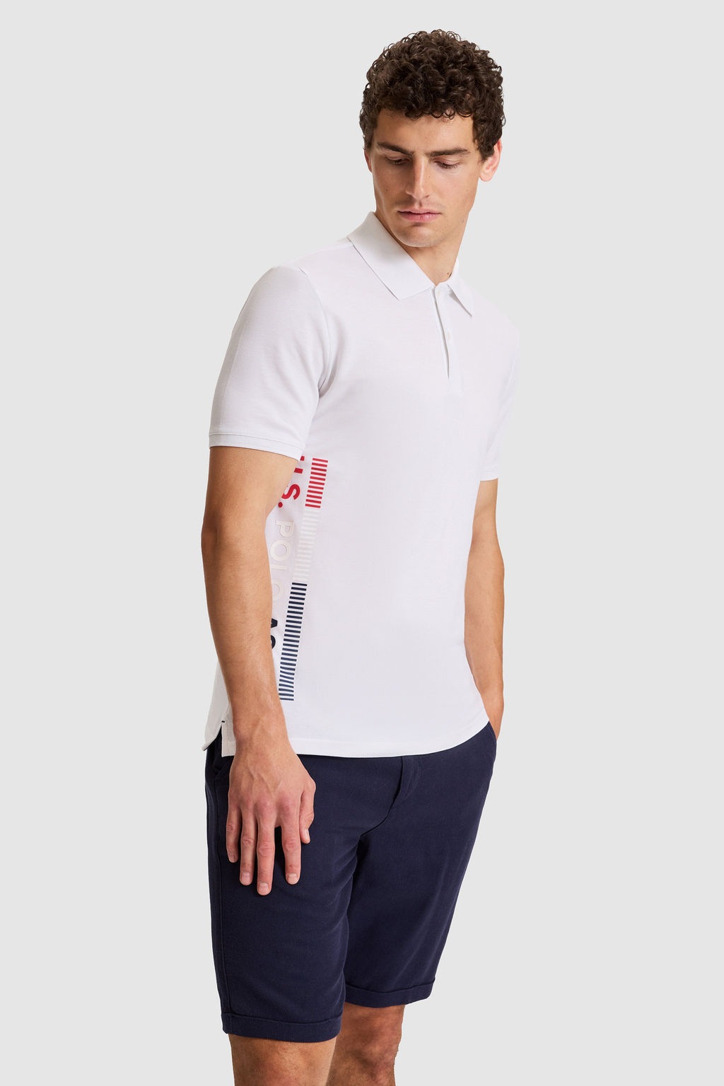 Erkek Beyaz Regular Fit Polo Yaka TiЕГrt - U.s. polo assn фото 3