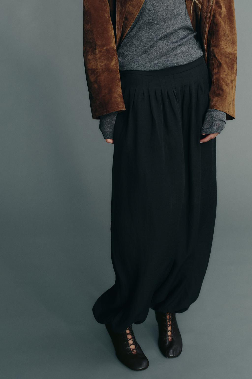 FLOWING BALLOON TROUSERS - Zara фото 3