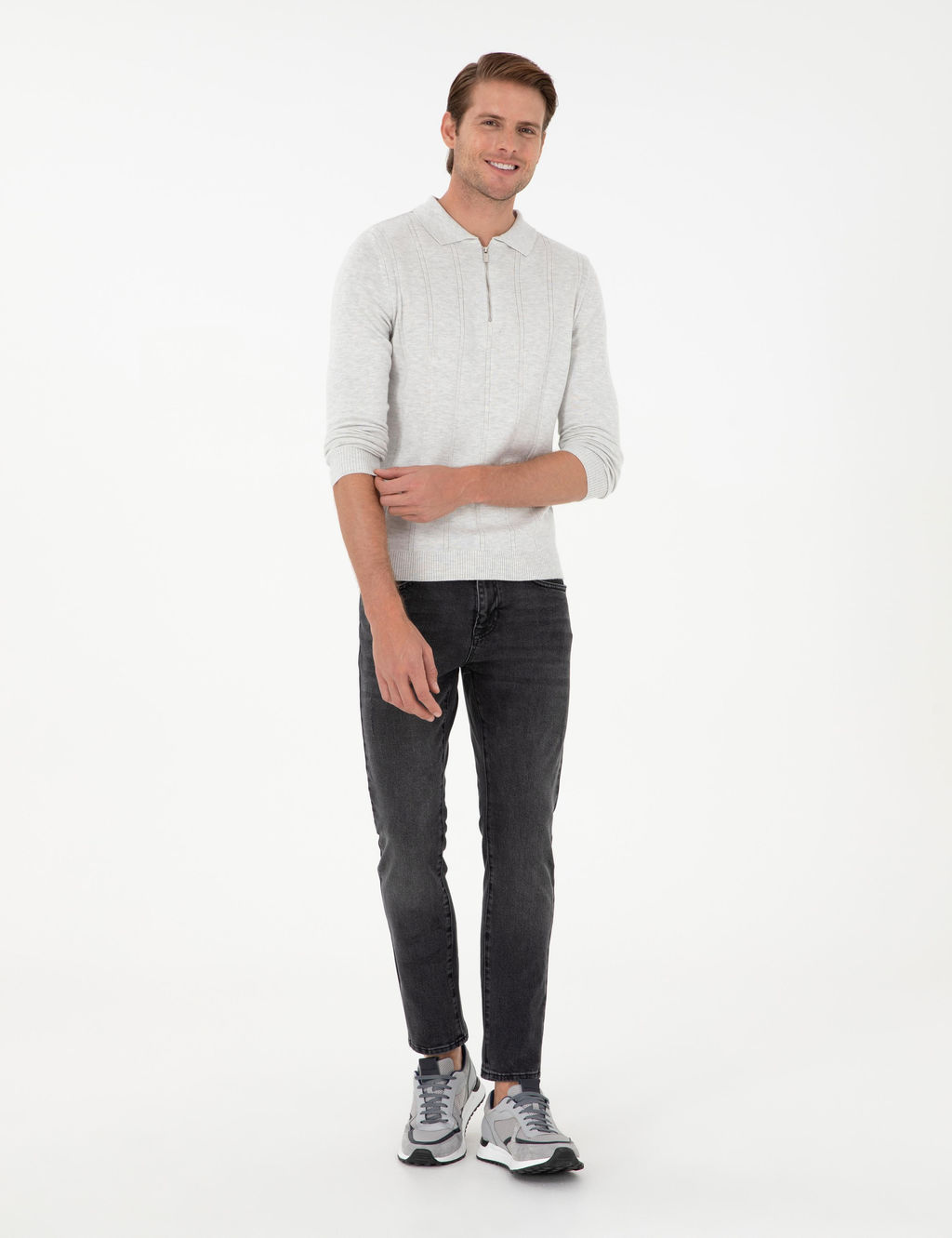 Siyah Slim Fit Jean Pantolon - Pierre cardin фото 3