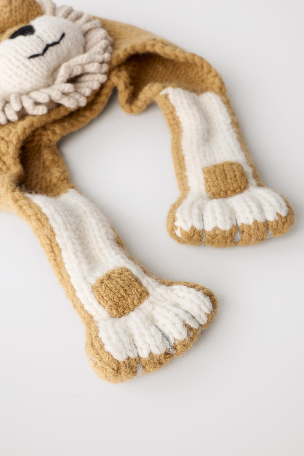 100% WOOL LION HAT LIMITED EDITION - Zara фото 5