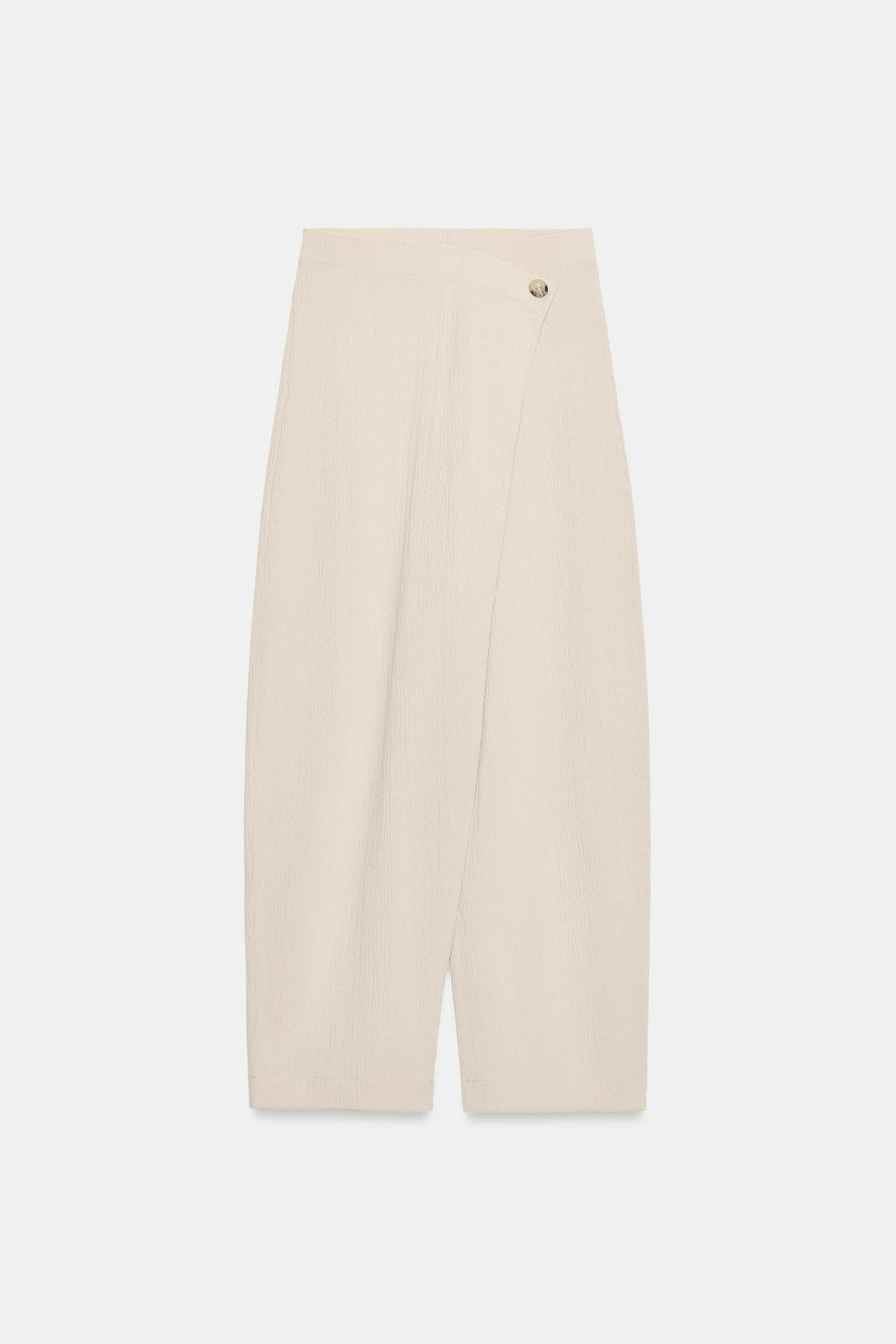 PANTAL?N CRUZADO TEXTURA / Beige - Zara фото 2