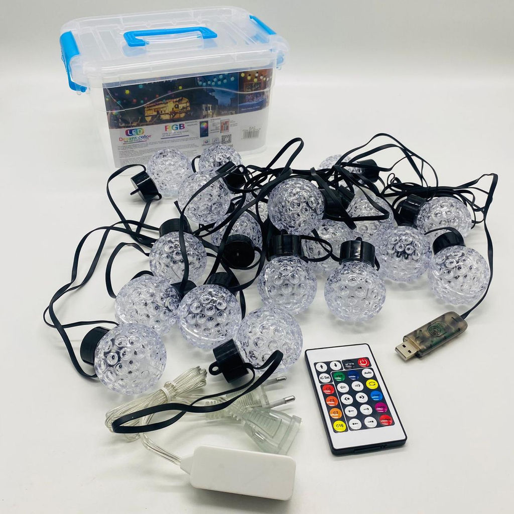 Гирлянда уличная Лампочка прозрачная с солнечной батареей (арт. A614-29) - Ип лебедев о.ю фото 5