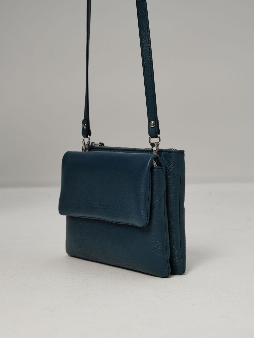 Сумка на плечо кросс-боди Deboro 31069 синяя волна