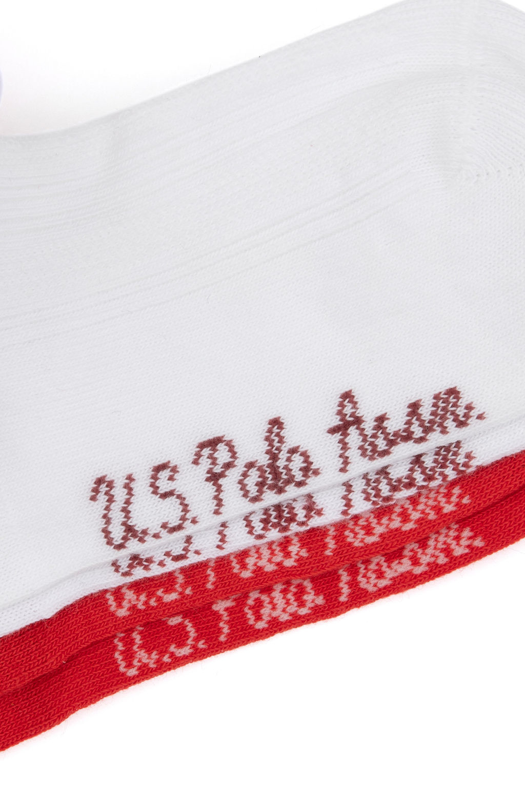 KДz Гocuk Beyaz 2li Patik Гorap - U.s. polo assn фото 3
