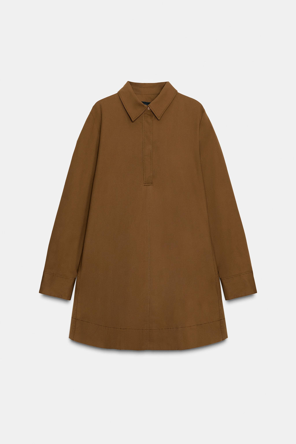 ZW COLLECTION POPLIN SHIRT DRESS - Zara фото 6