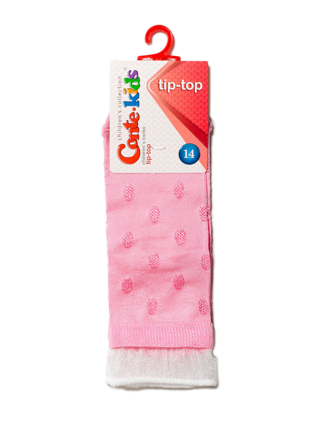 Цена за 2 пары Conte-Kids Носки TIP-TOP из вискозы с рисунками св.розовый