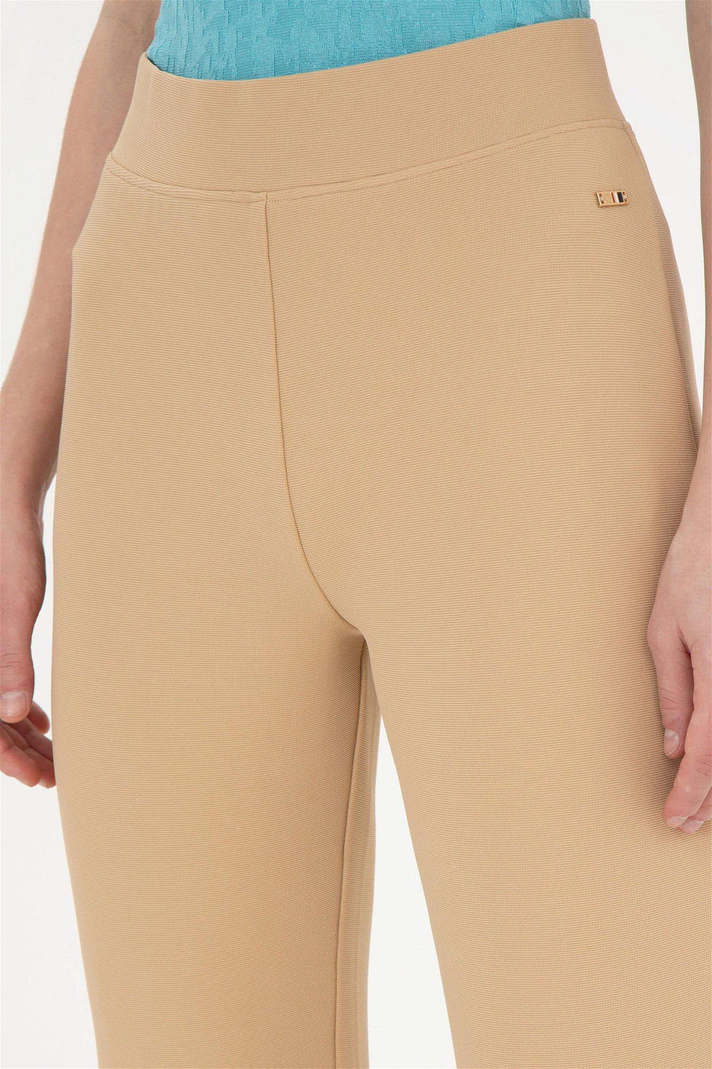 Женские спортивные штаны светло-коричневого цвета - U.s. polo assn фото 5