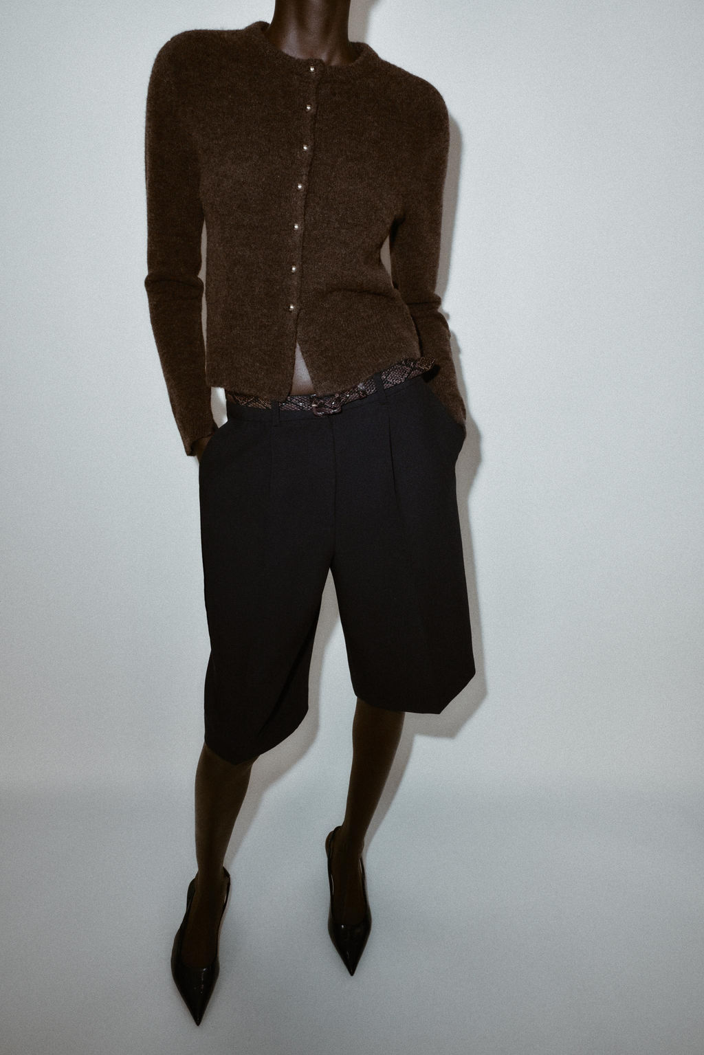 CARDIGAN WITH BALL BUTTONS - Zara фото 3