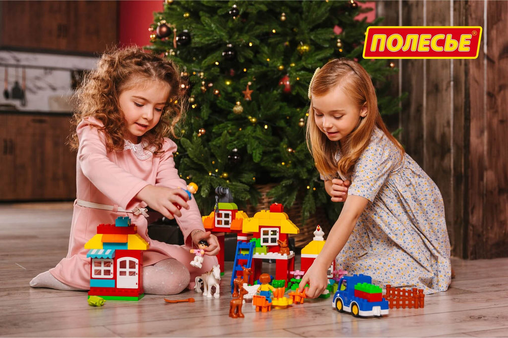 Конструктор Макси - Весёлая ферма (156 элементов) (в коробке) - Полесье фото 9