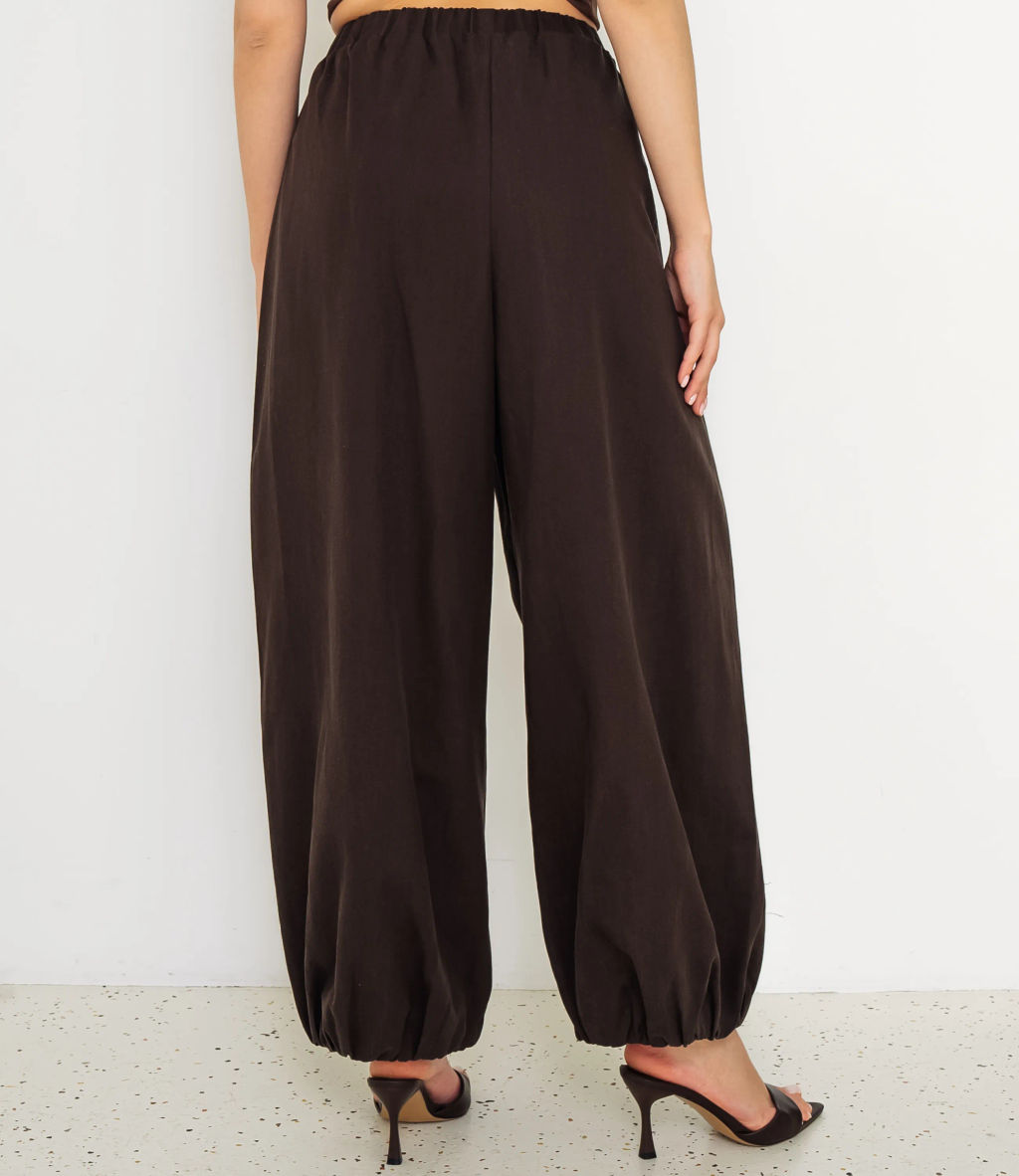 Брюки #КТ25811, тёмно-коричневый - Dommod фото 4