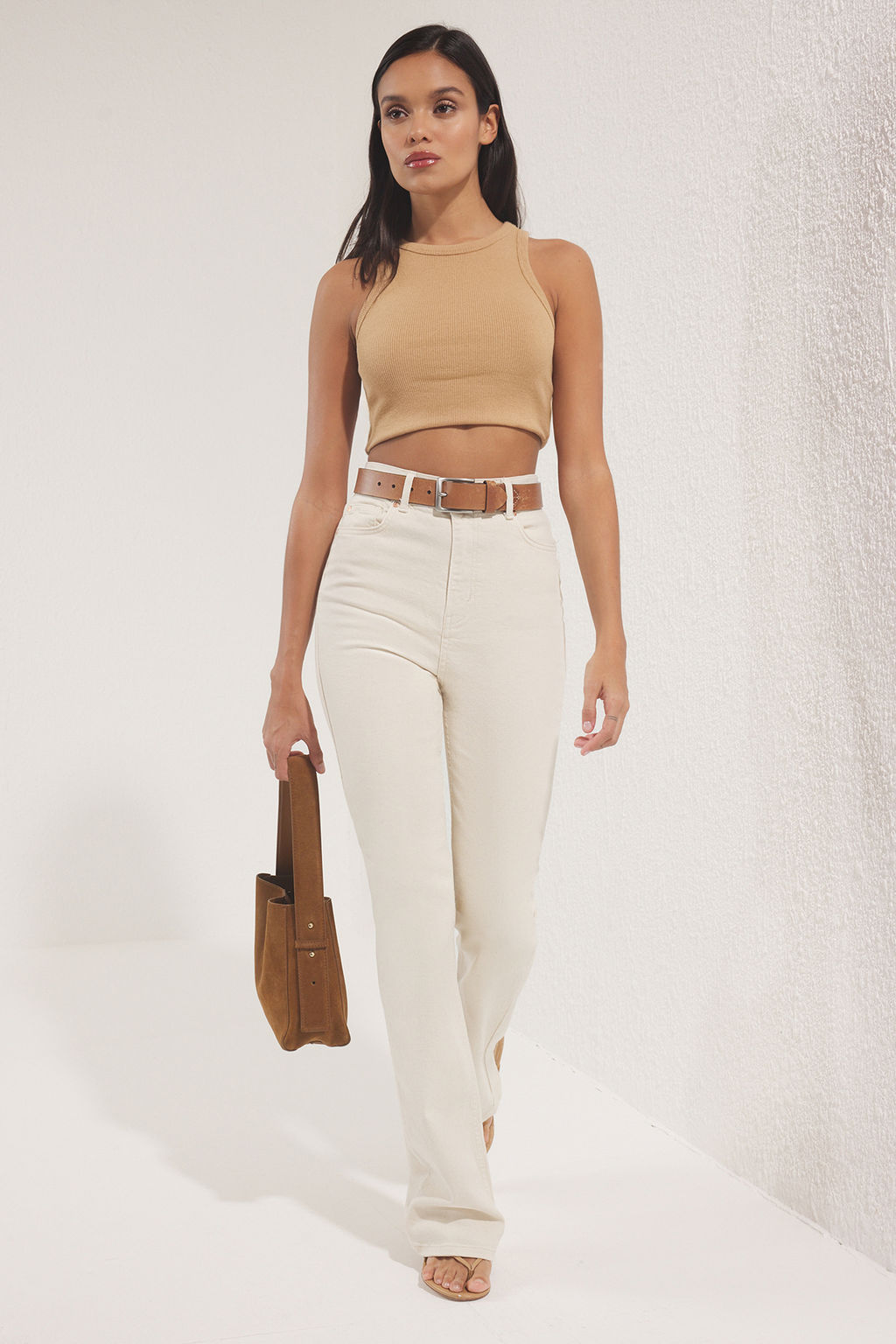 TRENDYOLMILLA Koyu Mavi Yuksek Bel Flare Jeans TWOSS25JE00101  фото 2